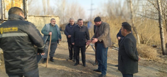 Bağçakürd kəndində birinci Qarabağ müharibəsi əlilinin müraciətinin həlli ilə bağlı işlərə başlanılmışdır