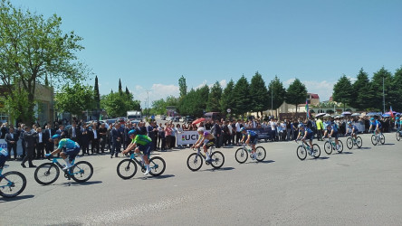 “Bakı–Xankəndi” Azərbaycan velosiped yarışının iştirakçıları Goranboy rayonunun ərazisindən keçdilər