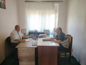 Goranboyda vətəndaş qəbulları davam edir