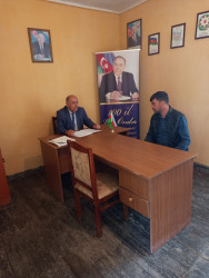 Goranboyda vətəndaşların müraciətlərinə xüsusi diqqət yetirilir