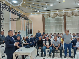Goranboyda növbəti səyyar qəbul Muzdurlar kəndində keçirildi