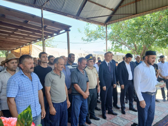 Qaramusalı kəndində şəhid anasının dəfn mərasimi keçirildi