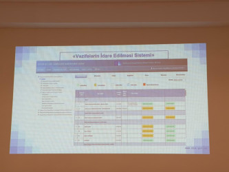 Goranboyda “Dövlət qulluğunda vakant inzibati vəzifələrin idarə edilməsi" mövzusunda təlim keçirildi