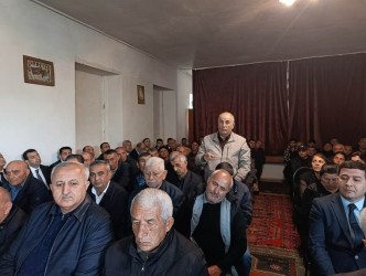 Goranboyda növbəti səyyar qəbul Nizami kəndində keçirildi