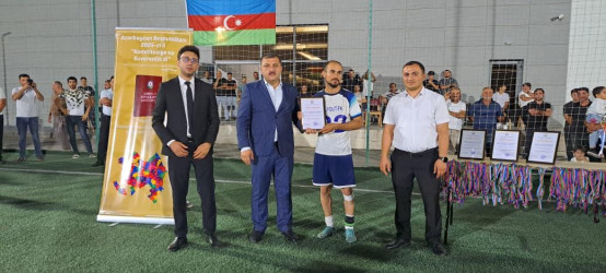 Goranboyda futbol çempionatında birinci yerin qalibi müəyyənləşdi