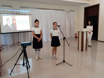 Goranboyda, “Konstitusiya və Suverenlik ili” çərçivəsində “Azərbaycan əlifbası və Azərbaycan dili günü” ilə bağlı tədbir keçirildi.