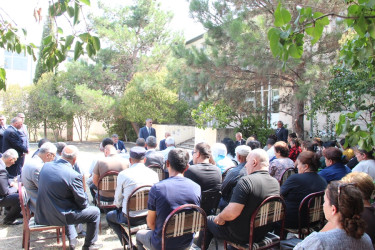 Goranboyda növbəti səyyar qəbul Borsunlu kəndində keçirildi