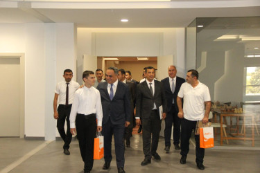 Goranboyda ali məktəblərə qəbul olan məzunlarla görüş keçirildi