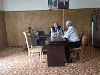 Goranboyda vətəndaş qəbulları davam edir