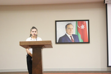 Goranboyda ali məktəblərə qəbul olan məzunlarla görüş keçirildi