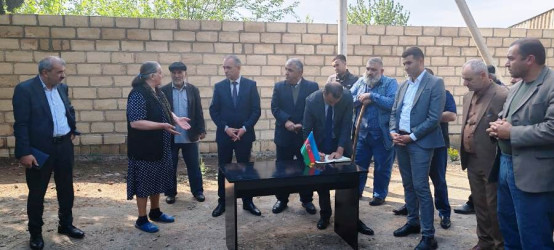 Bağçakürd kəndində su istifadəçiləri ilə görüş keçirildi