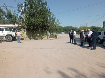 Goranboyda elektrik təsərrüfatının yenilənməsi ilə bağlı işlər aparılır.