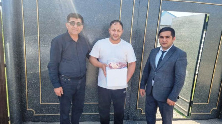 Goranboyda Qurban bayramı mübasibətilə  verilən bayram sovqatları 600 ailəni əhatə edir