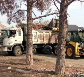 Goranboy şəhəri ərazisində təmizlik işləri aparıldı