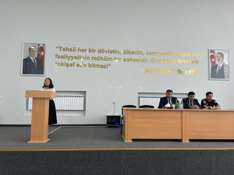 Goranboyda "Məktəblilərin yeni tədris ilində hüquq pozmalarının qarşısının alınması" mövzusunda tədbir keçirildi.