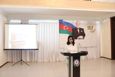 Goranboyda, “Konstitusiya və Suverenlik ili“ çərçivəsində, “Milli mədəniyyətimiz Ulu Öndər Heydər Əliyev ideyalarından güc alır“ mövzusunda tədbir keçirildi