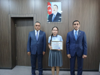 Goranboyda yüksək balnan ali məktəblərə qəbul olan məzunlarla görüş keçirildi