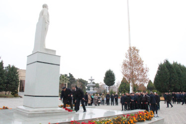 Goranboyda Ümummilli Lider Heydər Əliyevin anım günü ilə bağlı ümumrayon tədbiri keçirildi