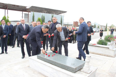 “27 sentyabr-Anım Günü”nün beşinci ildönümü ilə bağlı Dəliməmmədlidə  şəhidlərimizin məzarları ziyarət olundu