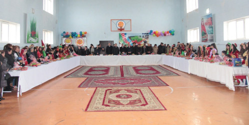 Goranboyda, Novruz bayramı ümumrayon tədbirləri çərçivəsində, ilaxır-torpaq çərşənbəsi bayram tədbiri keçirildi.