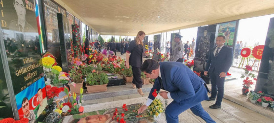 Balakürd şəhidlər xiyabanında Vətən müharibəsi Şəhidlərimizin məzarları ildönümlərində ziyarət olundu.