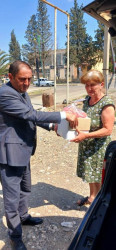Goranboy rayon İcra Hakimiyyəti tərəfindən, Qurban bayramı mübasibətilə şəhid, qazi, çernobıl əlili və aztəminatlı ailələrə bayram sovqatları verildi