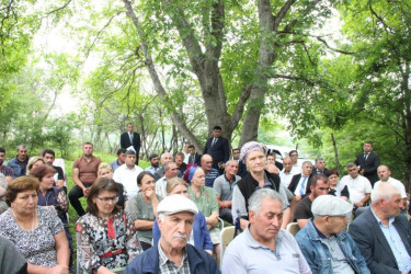 Goranboyda növbəti səyyar qəbul  Rus Borisi   kəndində keçirildi.