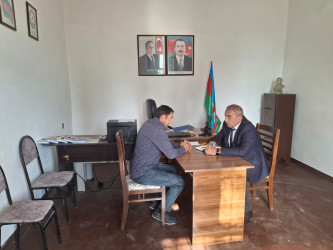 Goranboyda vətəndaş qəbulları davam edir