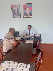 Goranboyda vətəndaş qəbulları davam edir