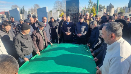 Goranboyda şəhid anasının dəfn mərasimi keçirildi