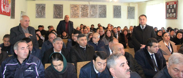 Goranboyda növbəti səyyar qəbul Boluslu kəndində keçirildi