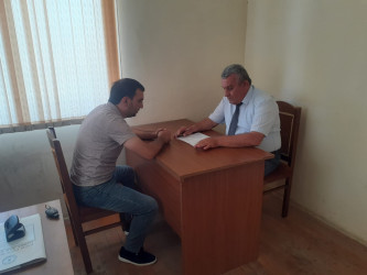 Goranboyda vətəndaş qəbulları davam edir