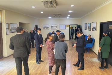 Goranboy rayon İcra Hakimiyyətində vətəndaşların müraciətləri dinlənildi