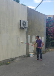 Goranboyda abadlıq və yenidənqurma işləri davam etdirilir