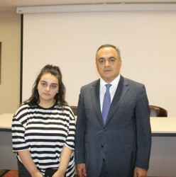 Goranboyda ali məktəblərə qəbul olan məzunlarla görüş keçirildi
