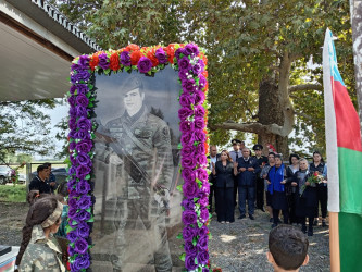 Bağçakürd  kəndindən Vətən Müharibəsi şəhidimiz Aqşin Quliyevin  ildönümündə məzarı ziyarət olundu.