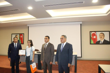 Goranboyda ali məktəblərə qəbul olan məzunlarla görüş keçirildi