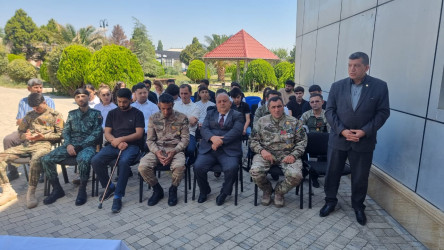 Goranboyda Silahlı Qüvvələr Günü ilə bağlı tədbir keçirildi.
