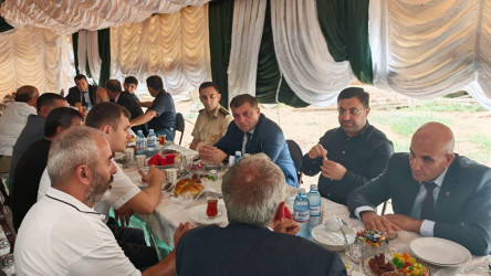 Goranboyda I Qarabağ müharibəsi zamanı itkin düşmüş Şəhid Əhmədov Rauf Əjdər oğlunun 40 mərasimi keçirildi