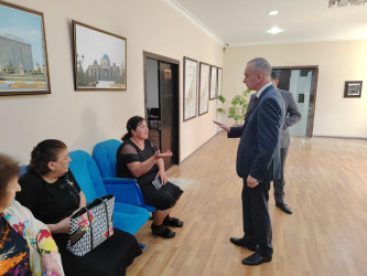 Goranboy rayon İcra Hakimiyyətində vətəndaşların müraciətləri dinlənildi