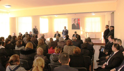 Goran qəsəbəsində səyyar qəbul keçirildi