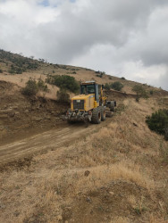 Todan və Erkeç kəndini birləşdirən yolda təmi-bərba işləri aparılır