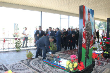 “27 sentyabr-Anım Günü”nün beşinci ildönümü ilə bağlı Balakürd qəbirstanlığında və Şəhidlər Xiyabanında şəhidlərimizin məzarları ziyarət olundu