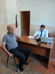 Goranboyda vətəndaş qəbulları davam edir