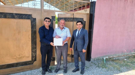 Goranboyda Qurban bayramı mübasibətilə  verilən bayram sovqatları 600 ailəni əhatə edir