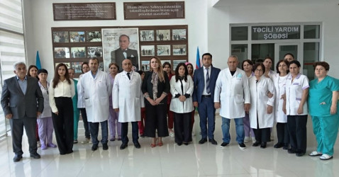 Goranboyda, Ümummilli Lider Heydər Əliyevin anadan olmasının 102-ci ildönümü ilə bağlı, “Heydər Əliyev  və Azərbaycan səhiyyəsi” mövzusunda konfrans keçirildi