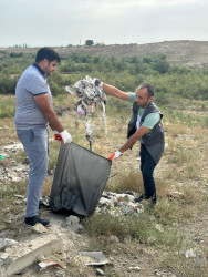 Goranboyda, “Yaşıl dünya naminə həmrəylik ili” çərçivəsində  təmizlik aksiyası keçirildi