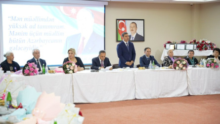 Goranboyda “5 oktyabr–Beynəlxalq Müəllimlər Günü” ilə bağlı tədbir keçirildi