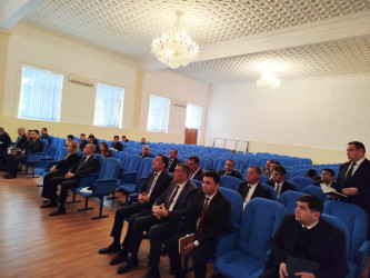 Goranboy rayon İcra Hakimiyyətində Aparat iclası keçirildi