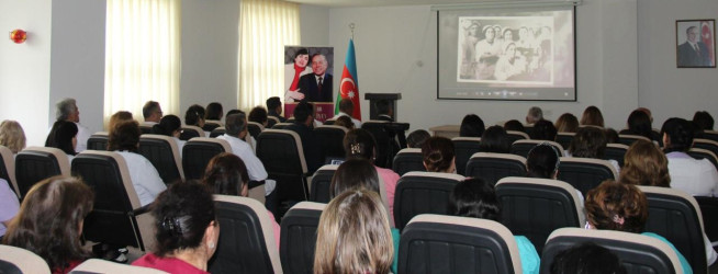 Goranboyda görkəmli oftalmoloq alim, akademik Zərifə xanım Əliyevanın doğum günü ilə bağlı tədbir keçirildi
